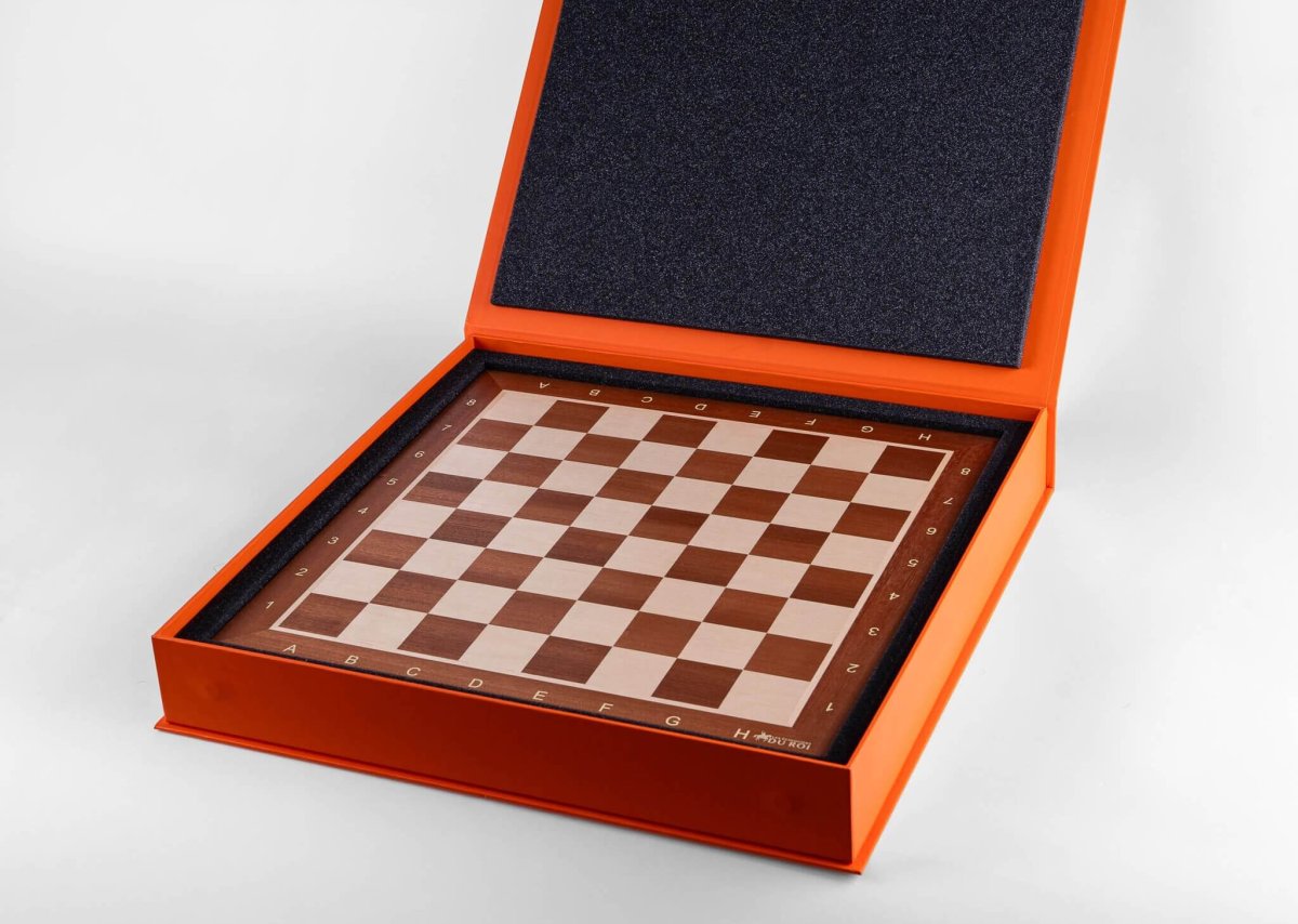 Jeu d'Échecs Sérénité en Bois d'Acajou et de Sesham – Image 4