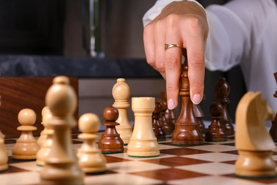Jeu d'Échecs Majesté 48x48cm en Palissandre – Image 9