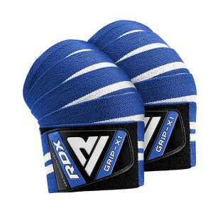 RDX K4 Bandes de genoux pour les exercices de musculation et d'haltérophilie